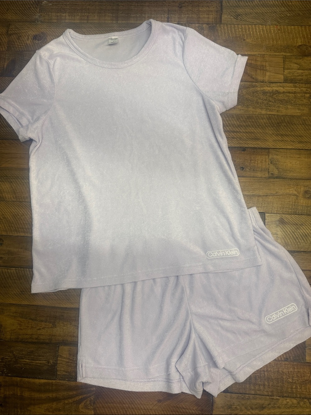 Calvin Klein Light Lavender Short Sleeve Pajama Set
